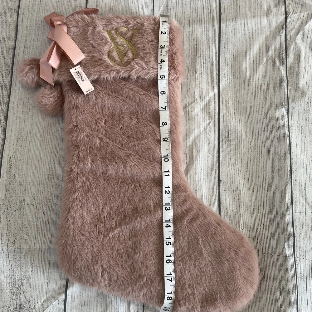Victoria’s Secret Pink Faux Fur Christmas Stocking - Picture 6 of 7